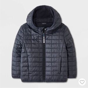 Cat & Jack black puffer jacket coat gender neutral 18 months